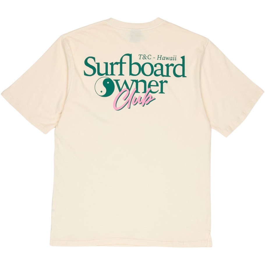 2026 T & C Surf Designs Mens Owner Short Sleeve Tee TM7TS - Vintage White